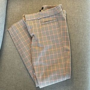 Banana republic Sloan cropped petite houndstooth pants